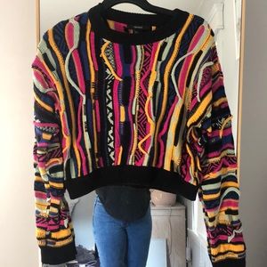 Vintage Style Cropped Sweater